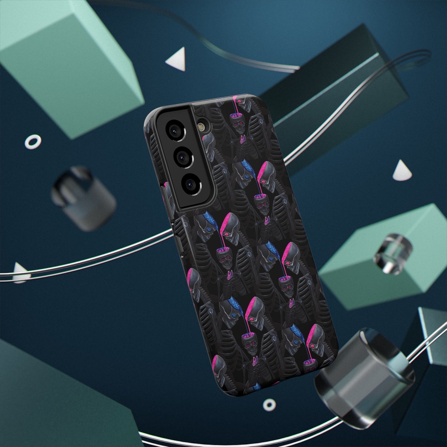 Stylish Impact-Resistant Phone Case with Bold Graphic Design