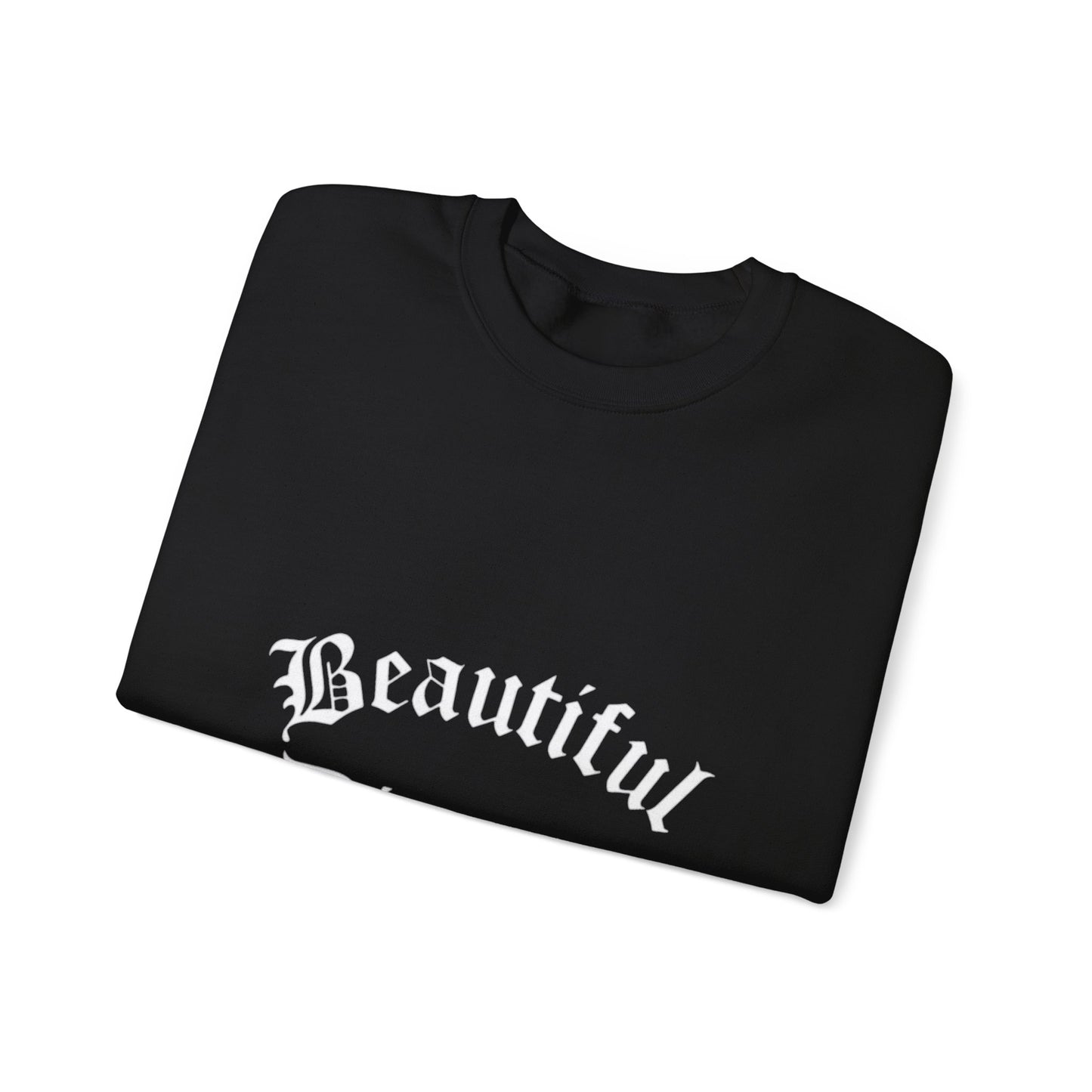 Unisex Heavy Blend™ Crewneck Sweatshirt - Beautiful Disaster Design