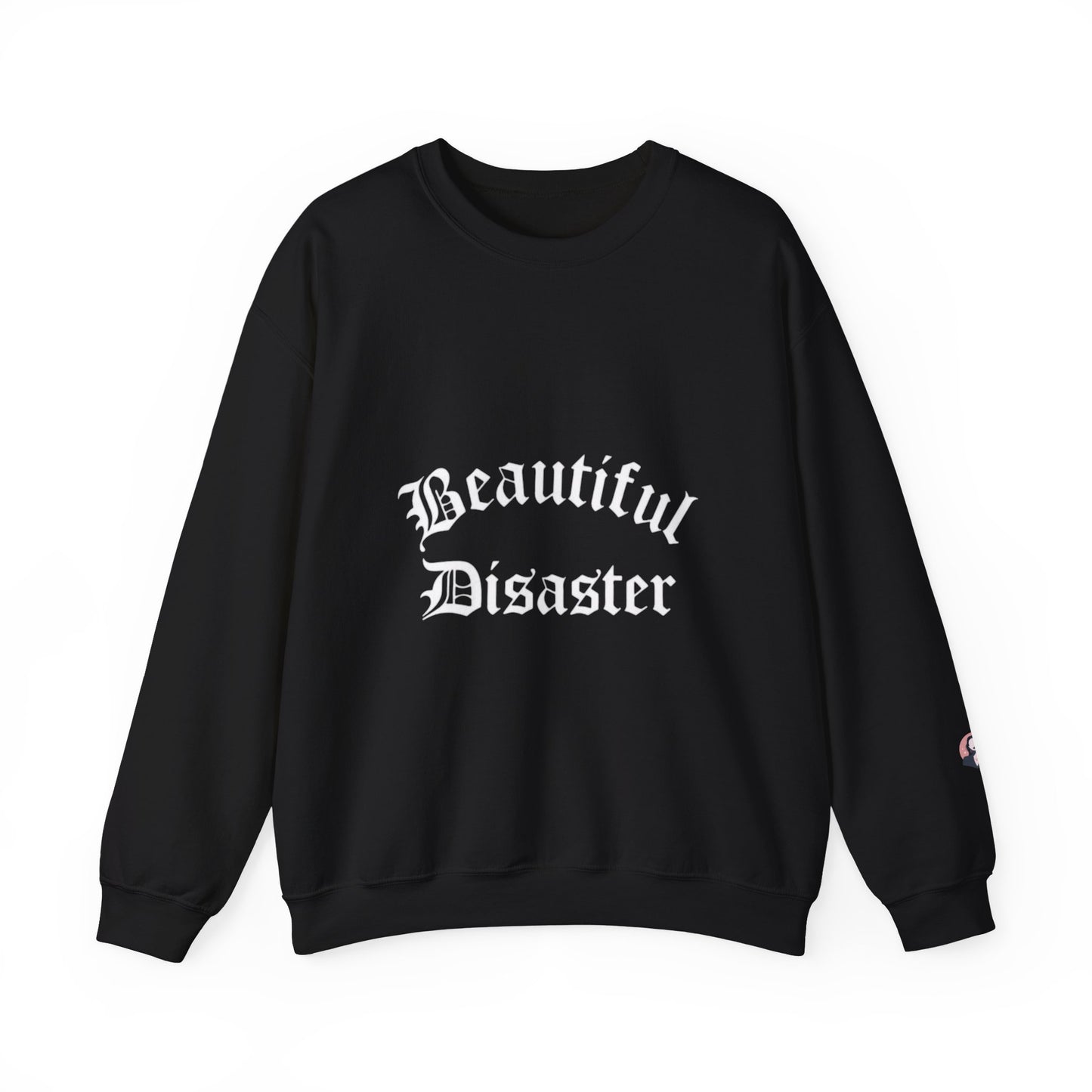 Unisex Heavy Blend™ Crewneck Sweatshirt - Beautiful Disaster Design