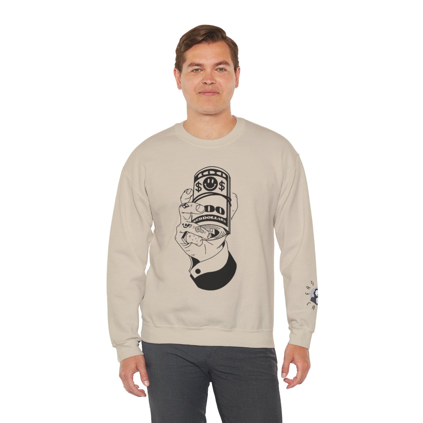 Money Vibes Unisex Heavy Blend Crewneck Sweatshirt