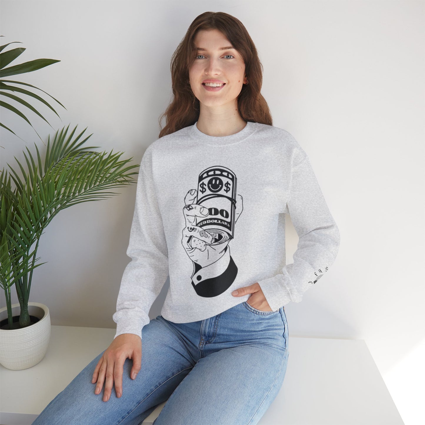 Money Vibes Unisex Heavy Blend Crewneck Sweatshirt